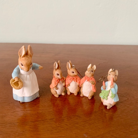 Hallmark Keepsake Tale Of Peter Rabbit 1999  Set of 3 - Picture 5 of 12